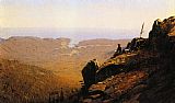 The Artist Sketching at Mount Desert, Maine by Sanford Robinson Gifford